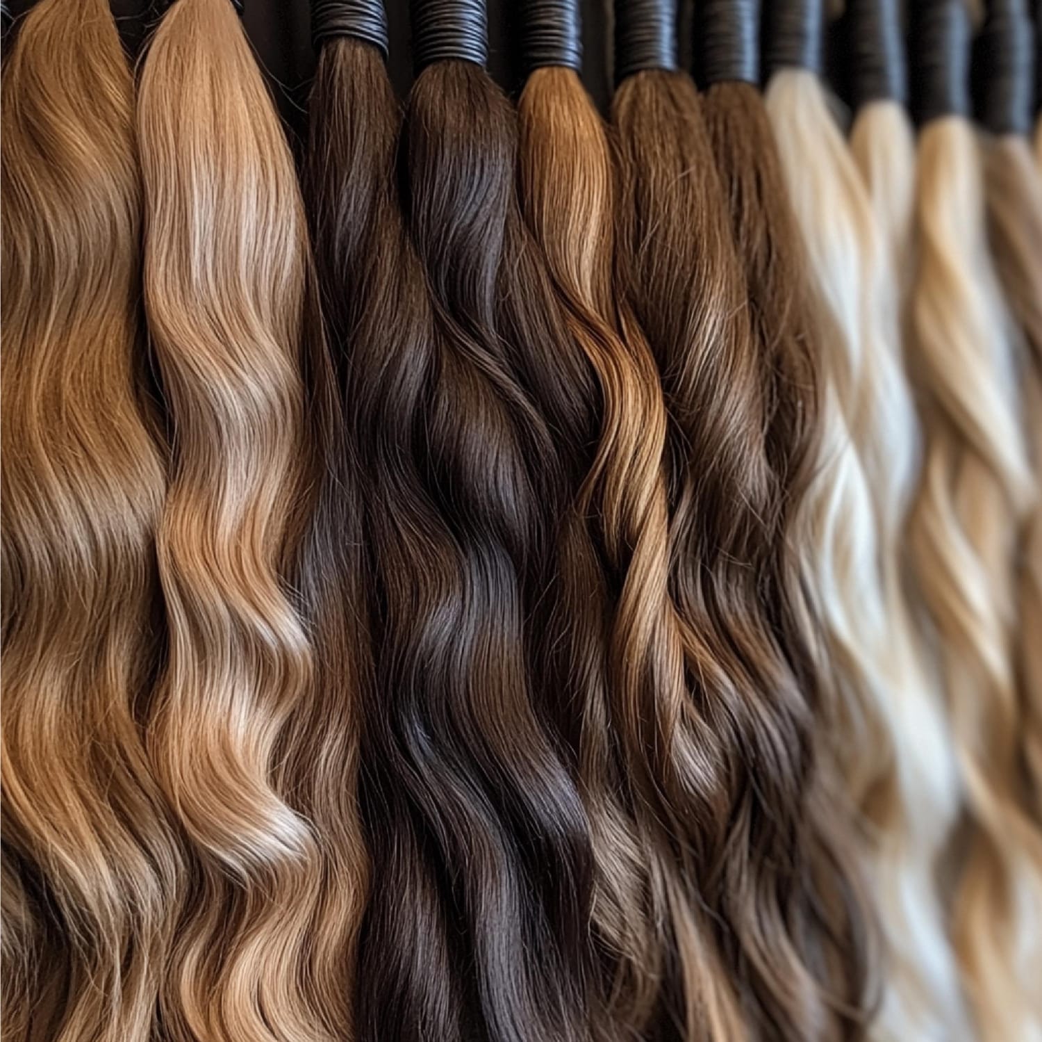 Lockiges Haar mit einer Haarverlängerung in Bonn